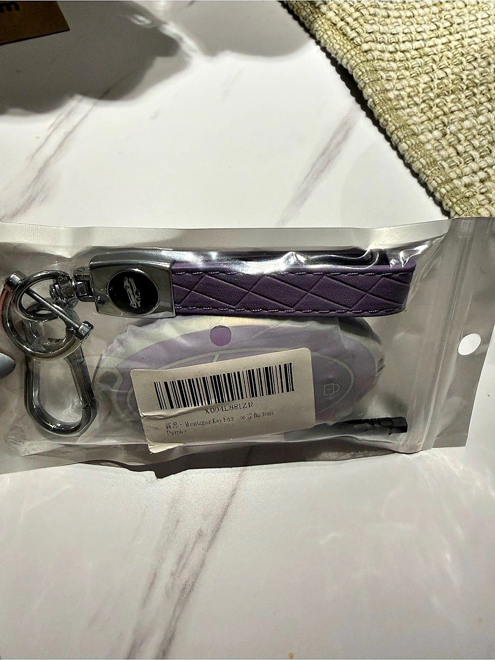 Purple Key Holder 7 buttons